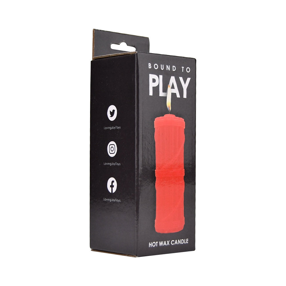 Bound to Play bougie de cire rouge