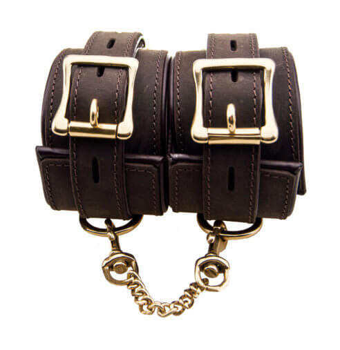BOUND entraves poignets cuir nubuck
